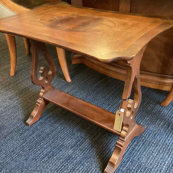Wooden Side Table With Inlay
