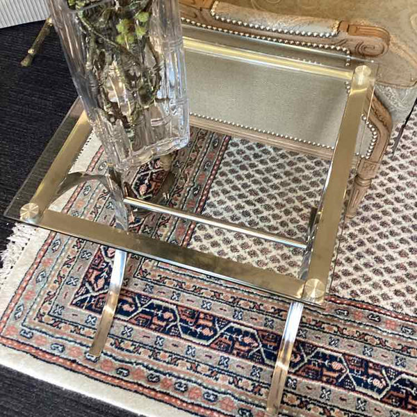 Glass Top Side Table