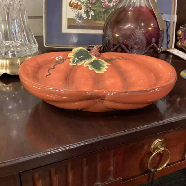 Ceramic Pumpkin Dish