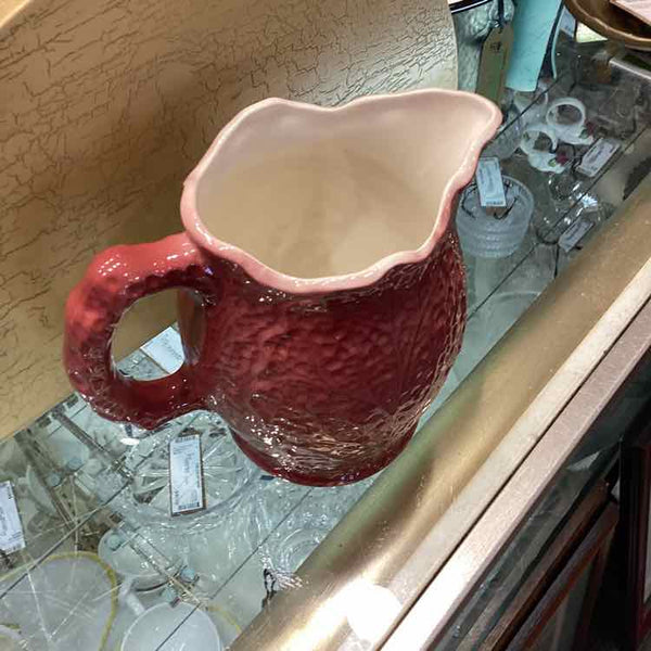 Staffordshire Cranberry Pitcher