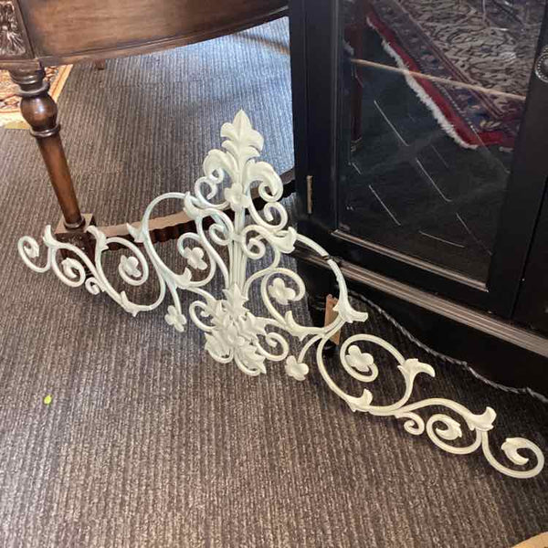 Wrought Iron with Scroll - Floral Design