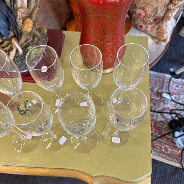 Set of 8  Lenox Crystal Champagne Flutes