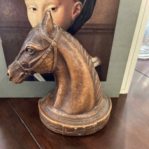 Vintage Horse Head Bookends