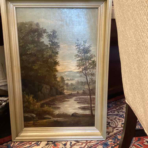 Framed Forest Scene