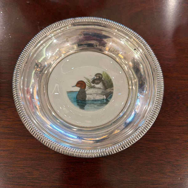 Whiting Mallard Sterling Ceramic Dish
