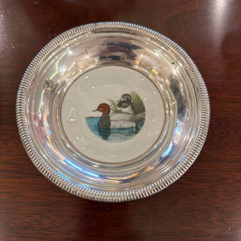 Whiting Mallard Sterling Ceramic Dish
