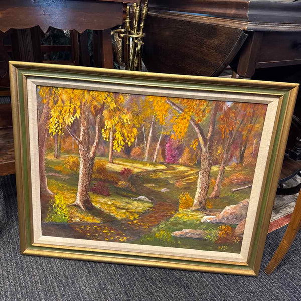 Oil Painting "Pennsylvania Path" by Ann Hiera