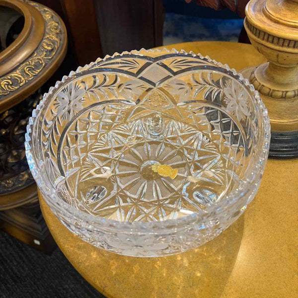 Vintage Lead Crystal Bowl