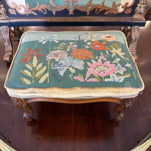 Needlepoint Step Stool