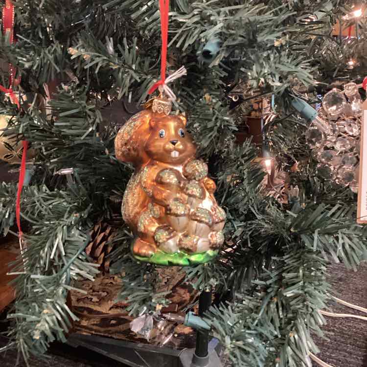 Radko "Nuts for Your Squirrel" Ornament