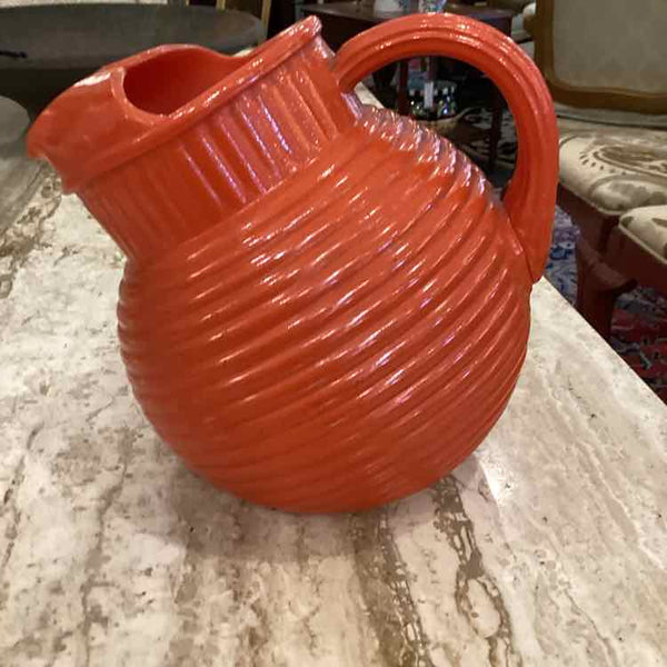 Small Orange Pitcher