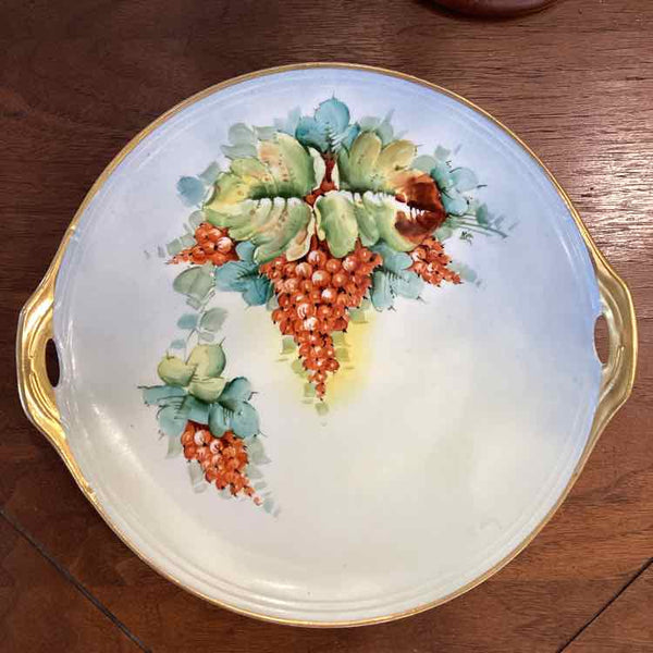 11" Bavarian Gold Rimmed Serving Plate