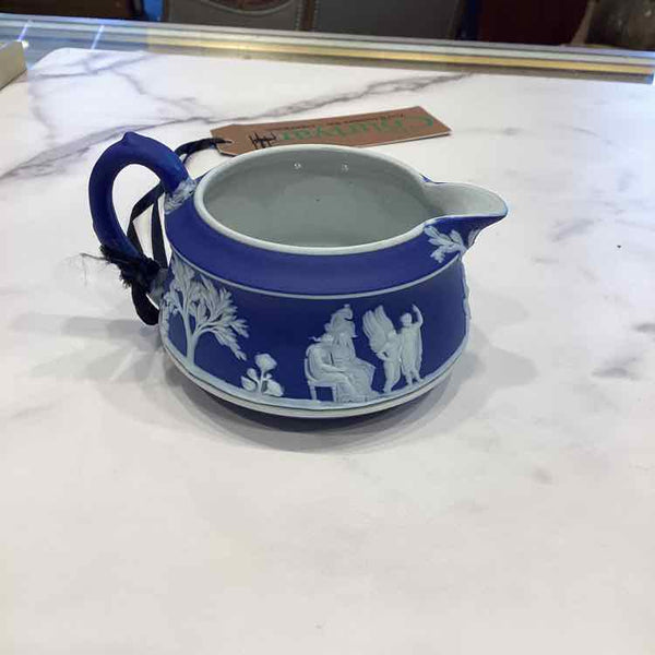 Wedgwood Dark Blue Jasperware Creamer