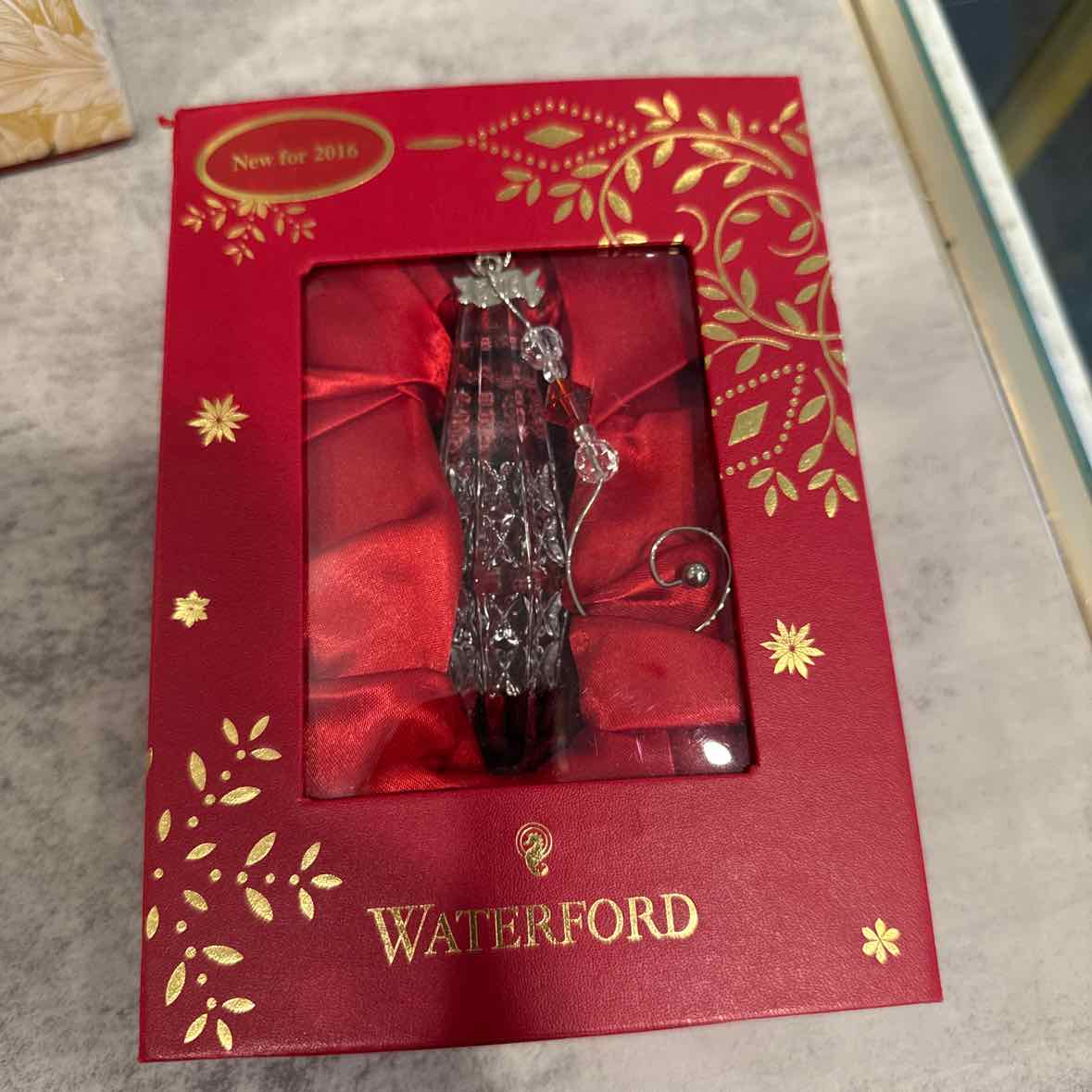 Waterford Icicle 2016 Ornament w/Box