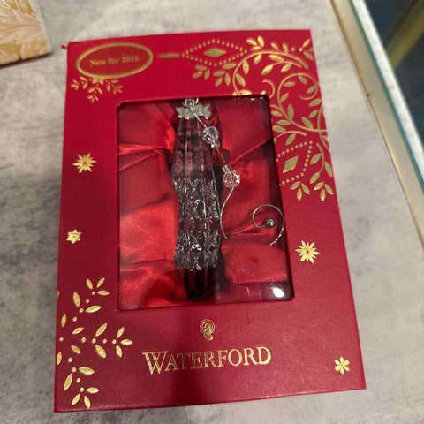 Waterford Icicle 2016 Ornament w/Box