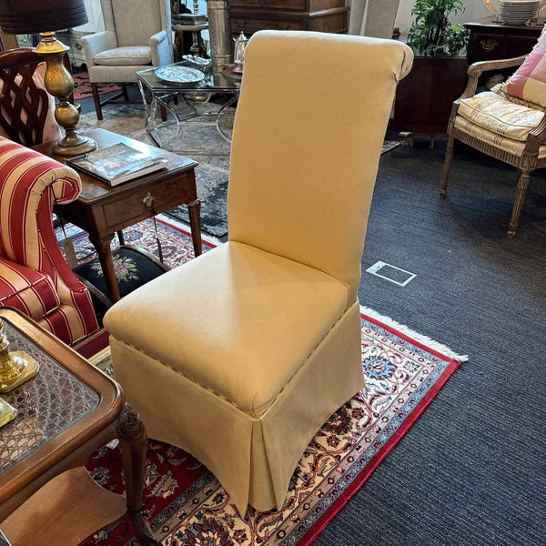 Four Cream  Slipper Chairs