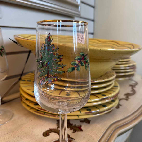 Ten Spode Wine Glasses