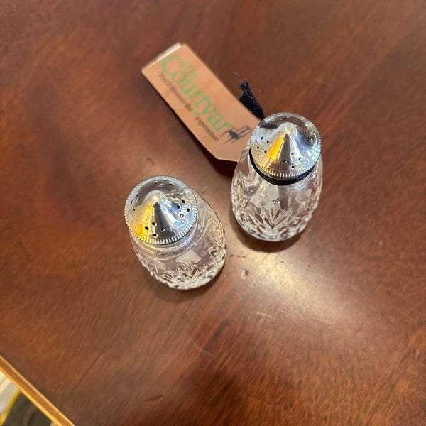 Waterford Salt And  Pepper Shakers