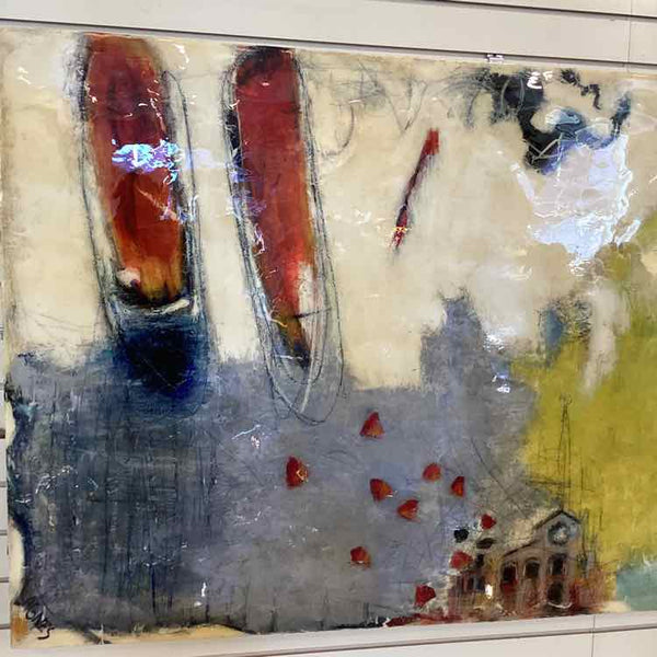 Abstract Painting With High Gloss Finish