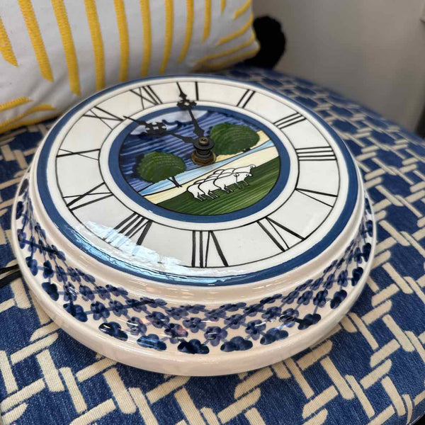 Ceramic Sheep Clock