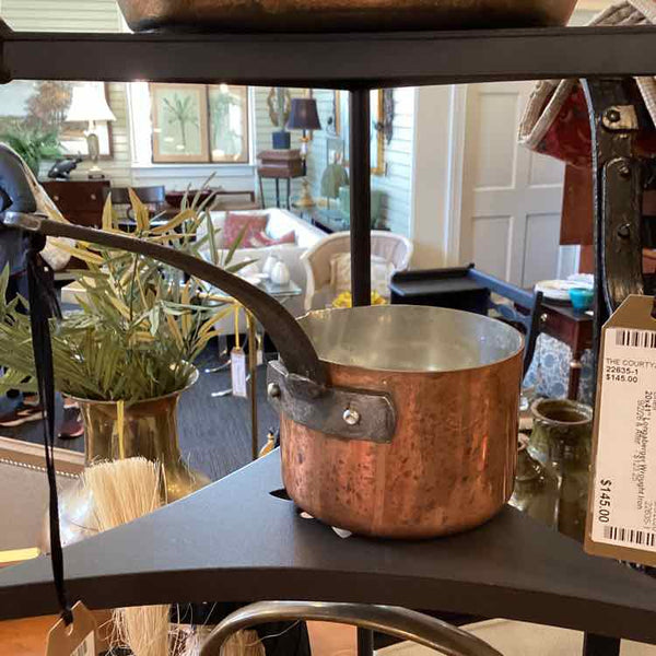 French Tin Copper Tinned Saucepot
