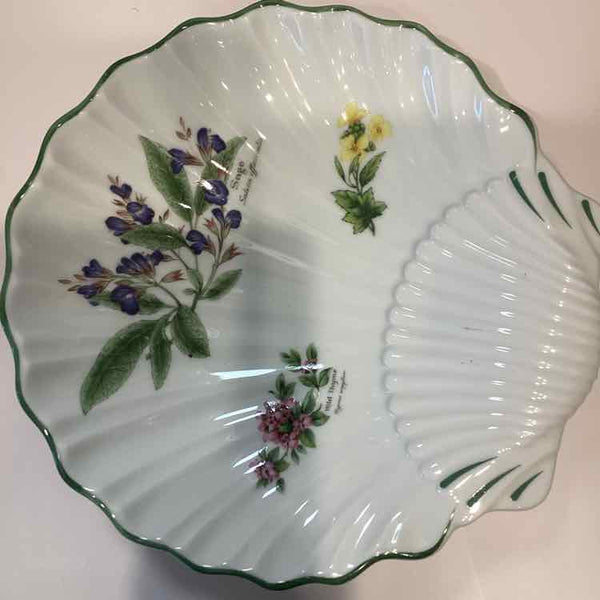 Royal Worcester Porcelain Plate w/Flowers