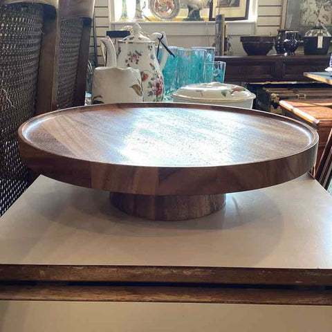 Wooden Cake Plate