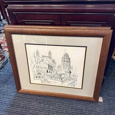 Chicago Landmark Print - George Becker