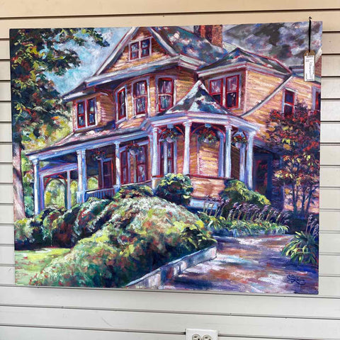 Victorian Home Original Oil