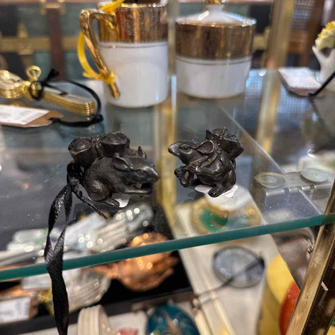 Pair of Mice Figurines