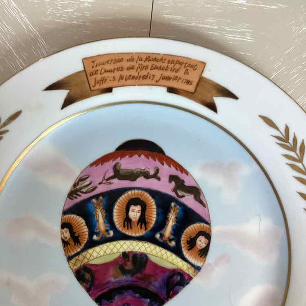 Hot Air Balloon Montgolfier Plate