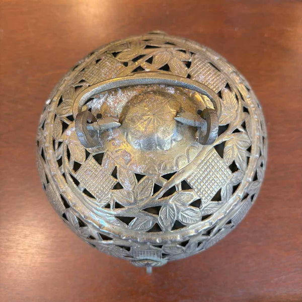 Vintage Brass Cricket Box