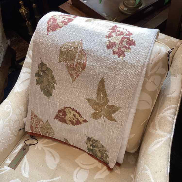 Fall Tan Leaf Table Runner