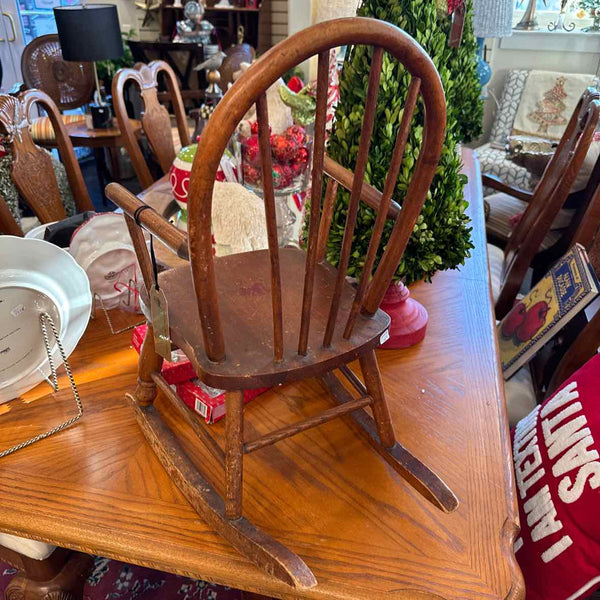 Vintage Child's Wooden Rocker