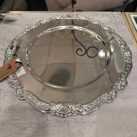 4 Davco Silver Chargers