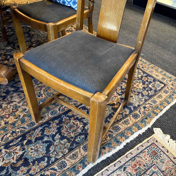 Four Oak Side Chairs