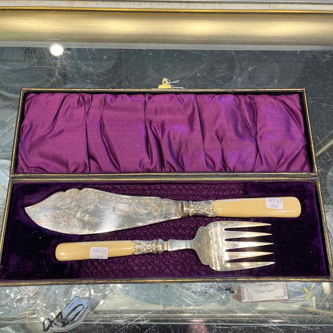 E.P.M.S. Serving Fork And Knife