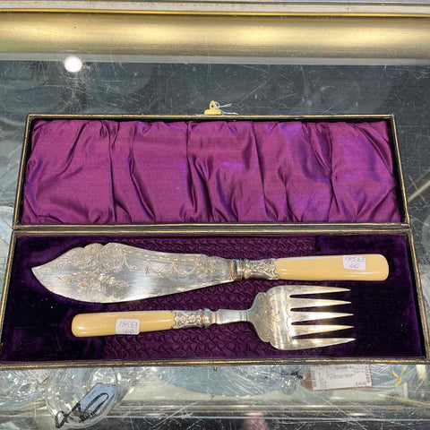 E.P.M.S. Serving Fork And Knife