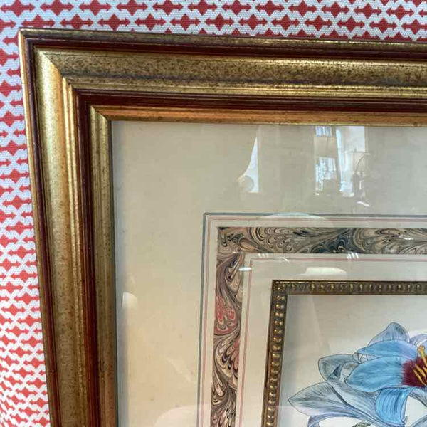 "As Is" Pair Of Floral Prints