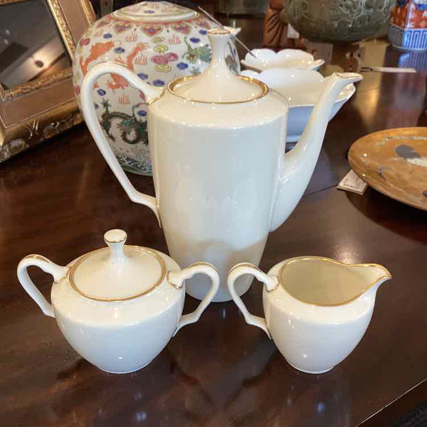 Lenox Coffee Pot, Sugar and Creamer