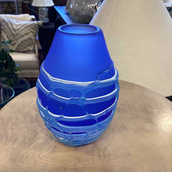 Handicrafted Blue Vase
