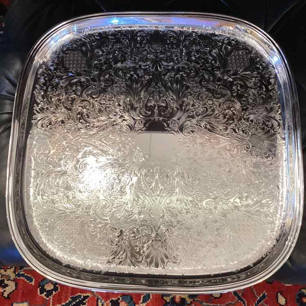 Square Silverplate Tray