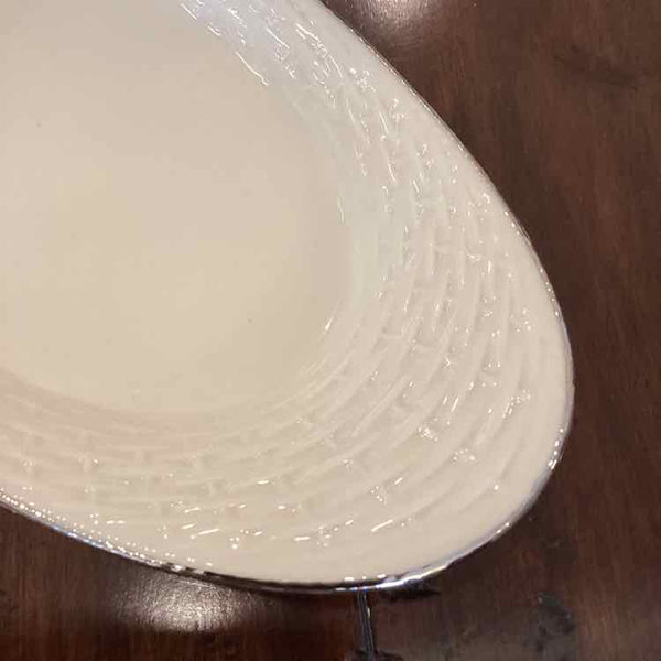 Lenox Ivory Silver Rimmed Bowl
