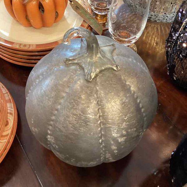 Silver Glass Pumpkin