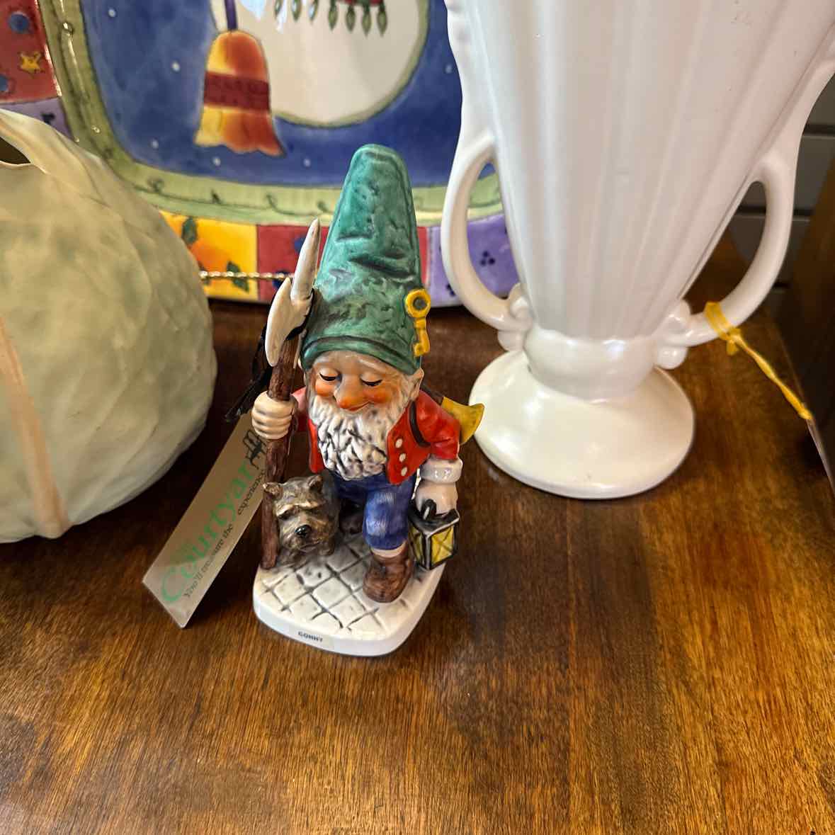 CoBoy Gnome Figurine w/Dog