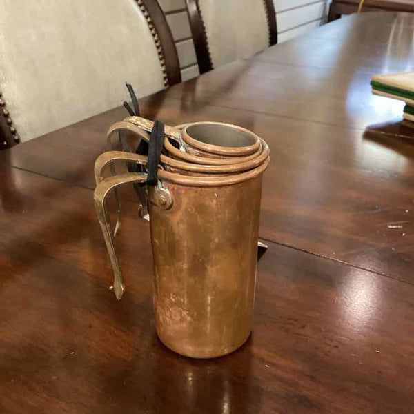 Vintage Copper Measuring Cups