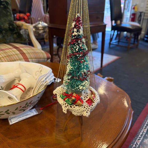 Byer's Choice Tree on Table