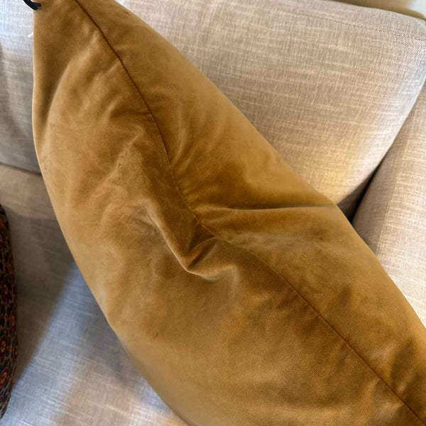 "As Is" Gold Velvet Pillow