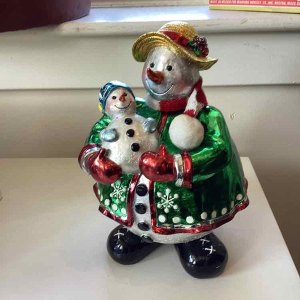 Snowwoman Holding Baby