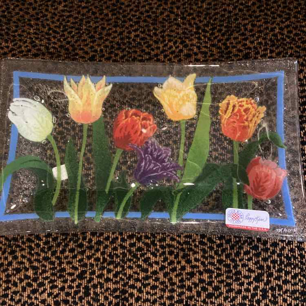 Peggy Karr Glass Tray